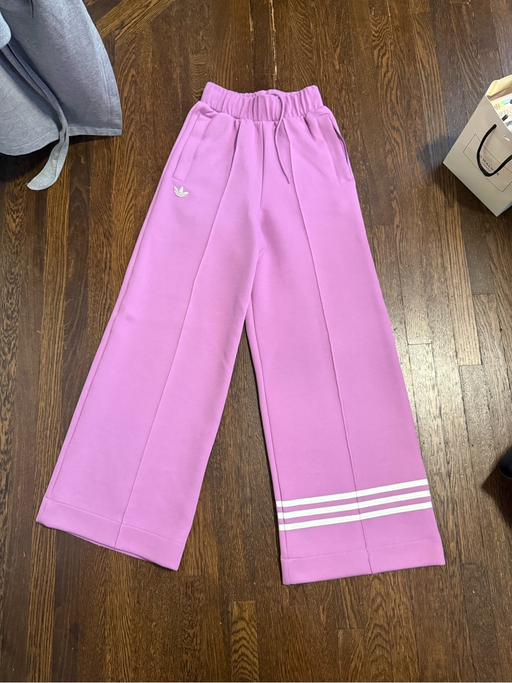 adidas Neuclassics Wide-Leg Pants – Pink/Purple – XS – SOLD OUT